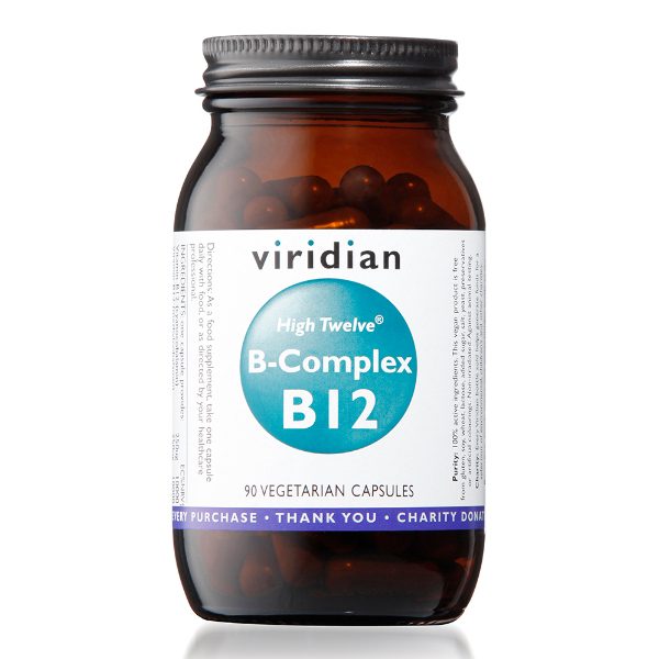HIGH TWELVE™ Vitamin B12 with B-Complex (90 caps)