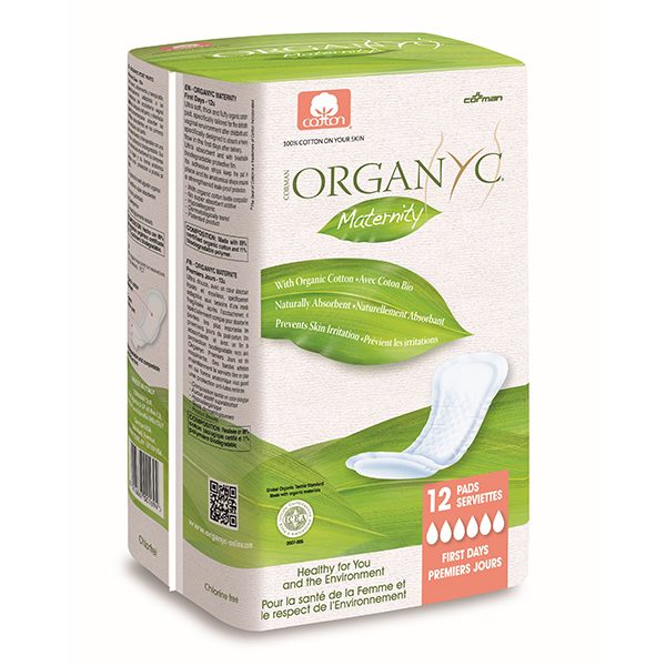 100% Organic Maternity Pads (12pcs)